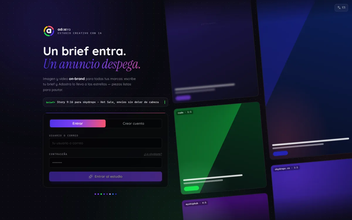 Captura de pantalla de Adastra