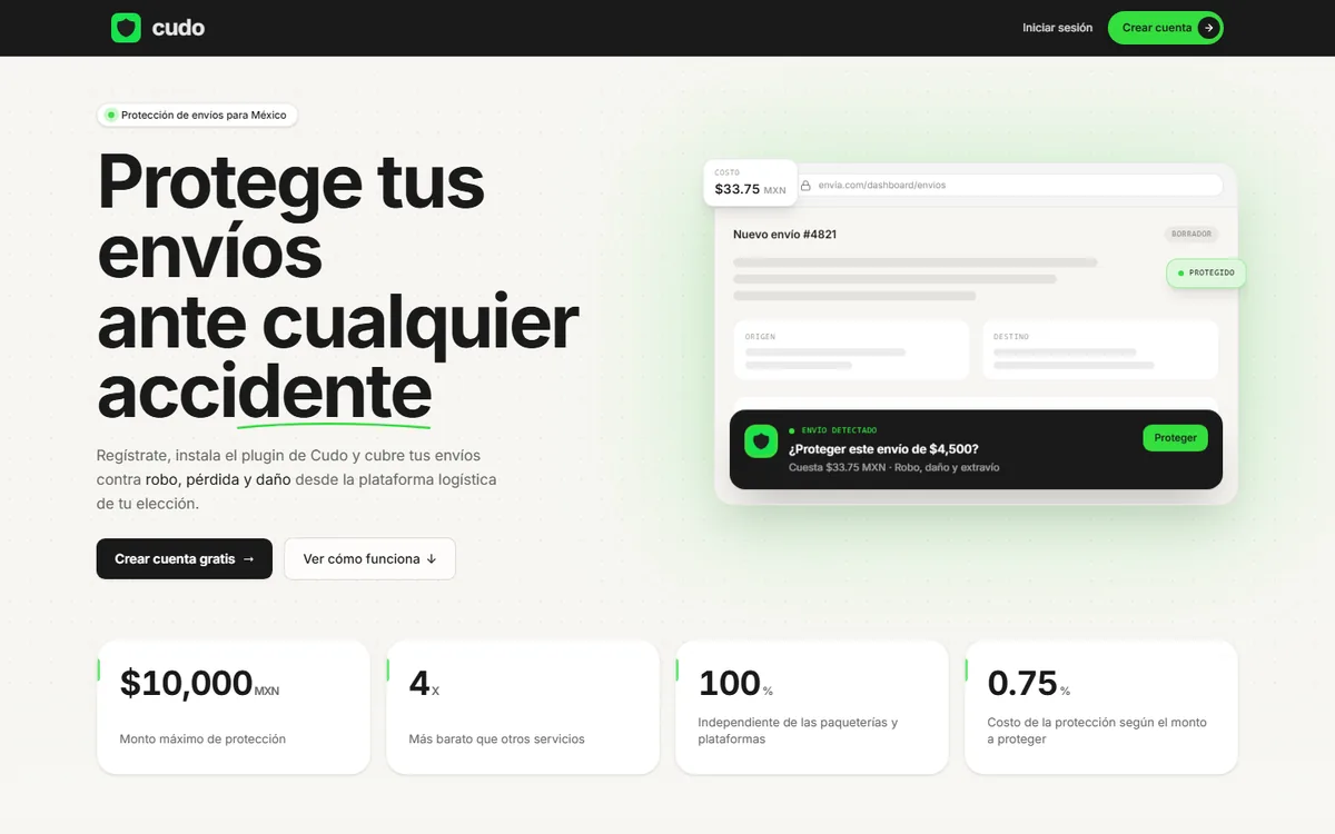 Captura de pantalla de Cudo