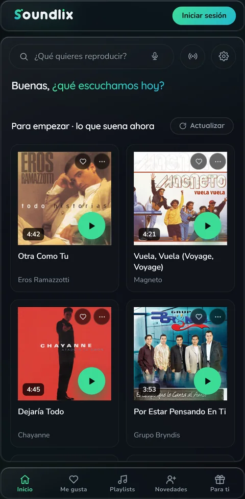 Soundlix en Android